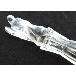 Clear Quartz Gemstone Angel Carved Healing Wand